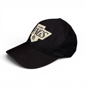 Vintage 1990’s Los Angeles Kings Pro Star Wool Plain Logo Snapback Hat rap